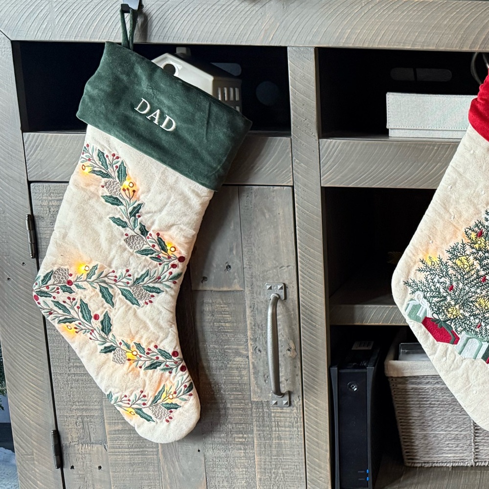Pottery Barn (Dad) Holiday Light Up Stocking